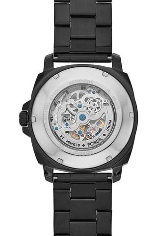 Montre automatique en acier Privateer Sport - Noir