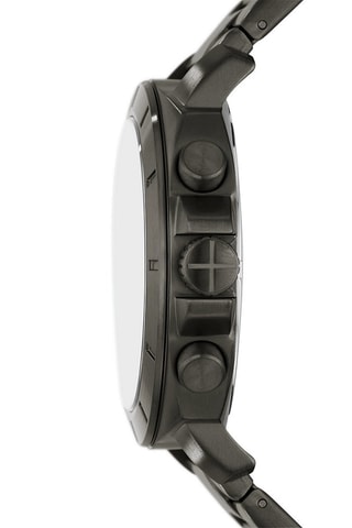 Montre à quartz en acier Privateer - Gris foncé et bleu