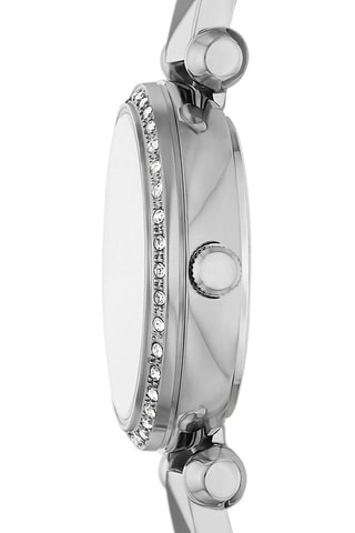 Montre à quartz en acier et nacre Tillie Mini