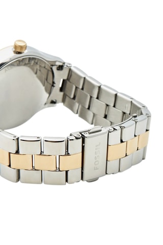 Montre à quartz en acier Modern Sophisticate - Argenté et doré 