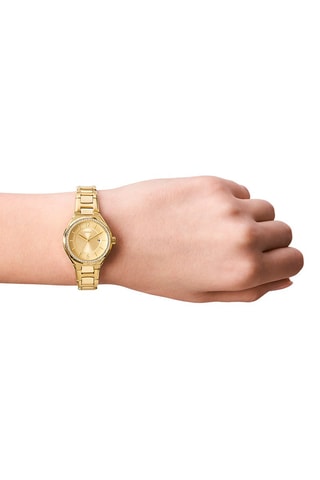 Montre à quartz en acier Eevie - Doré
