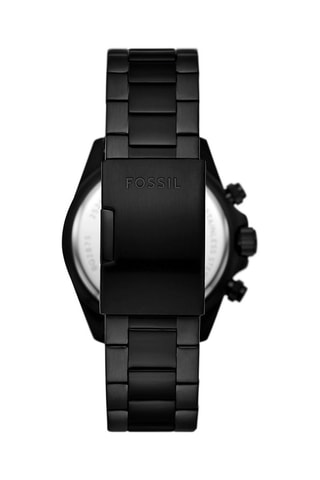 Montre à quartz en acier Autocross - Tachymètre - Noir et gris clair