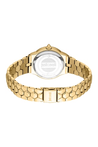 Montre à quartz en acier et cristaux tchèques Stilo - Doré et argenté