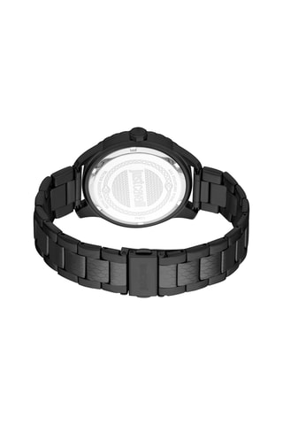 Montre à quartz en acier Sogno - Noir et gris foncé