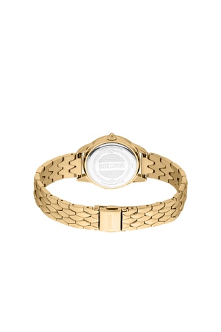 Montre à quartz en acier et cristaux tchèques Aurora - Doré et vert foncé