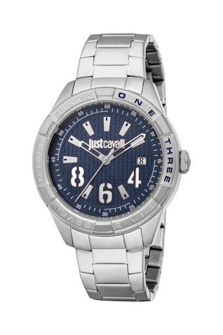 Montre à quartz en acier Incanto - Argenté et bleu