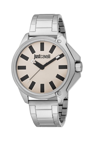 Montre à quartz en acier Valoroso - Argenté