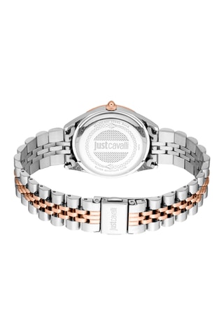 Montre à quartz en acier et cristaux tchèques Vittoria - Argenté et doré rose
