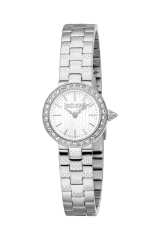 Montre à quartz en acier et cristaux tchèques Serenita - Argenté