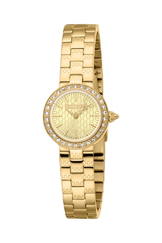 Montre à quartz en acier et cristaux tchèques Serenita - Doré