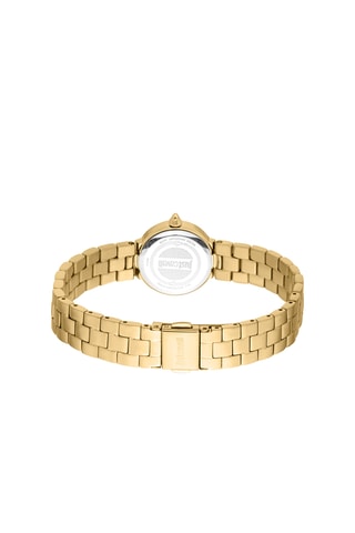 Montre à quartz en acier et cristaux tchèques Serenita - Doré