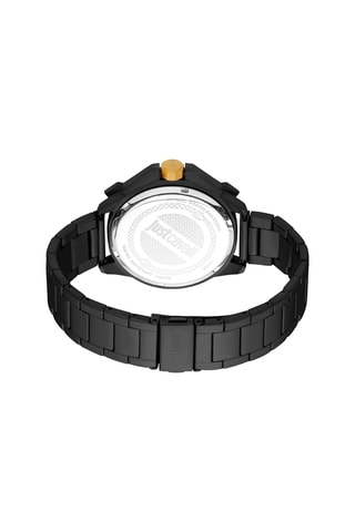 Montre à quartz en acier Valoroso - Noir
