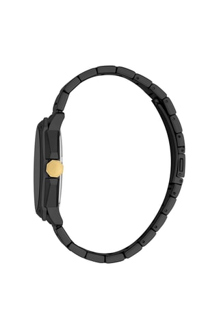 Montre à quartz en acier Valoroso - Noir