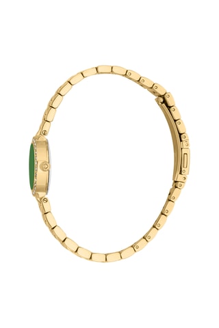 Montre à quartz en acier et cristaux tchèques Serenita - Doré et vert