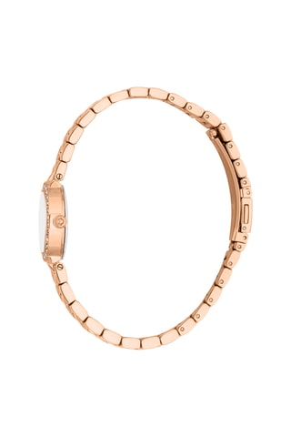 Montre à quartz en acier et cristaux tchèques Serenita - Doré rose et argenté