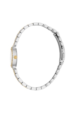 Montre à quartz en acier et cristaux tchèques Serenita - Doré et argenté