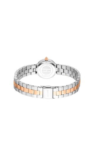 Montre à quartz en acier et cristaux tchèques Serenita - Doré rose et argenté