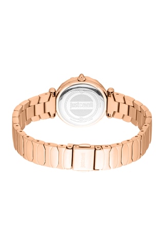 Montre à quartz en acier et cristaux tchèques Stella - Doré rose et vert