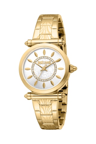 Montre à quartz en acier et cristaux tchèques Splendida - Doré et argenté
