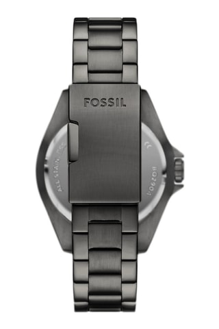 Montre à quartz en acier - Noir