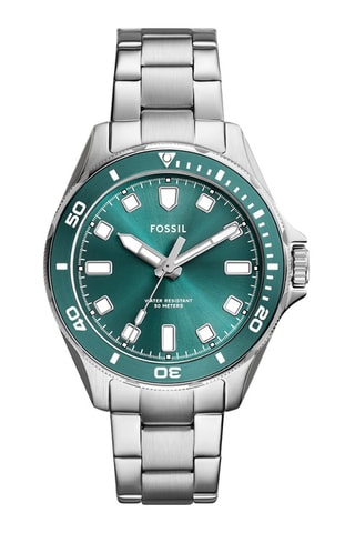 Montre à quartz en acier - Argenté