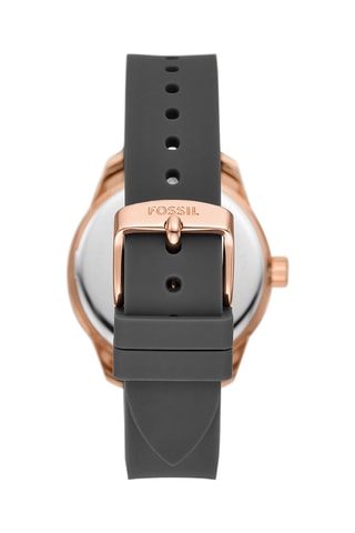 Montre à quartz - Tachymètre - Gris et doré rose 