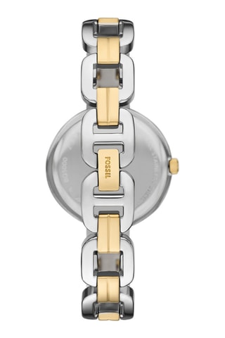 Montre à quartz en acier - Argenté et doré 