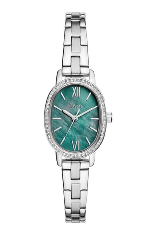 Montre à quartz en acier - Argenté 