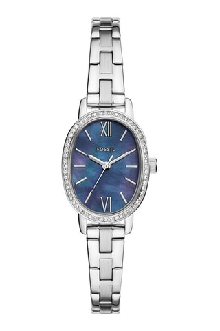Montre à quartz en acier - Argenté 