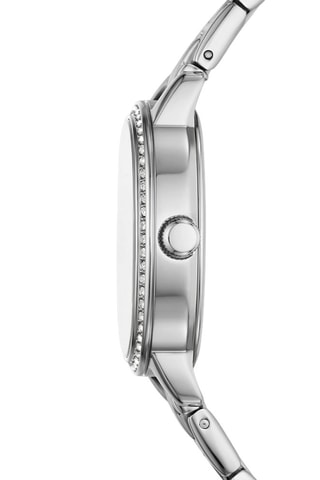 Montre à quartz en acier - Argenté 
