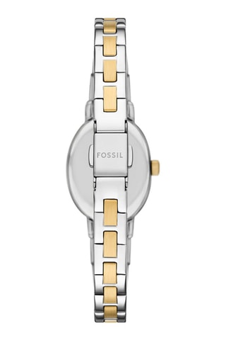 Montre à quartz en acier - Argenté et doré 