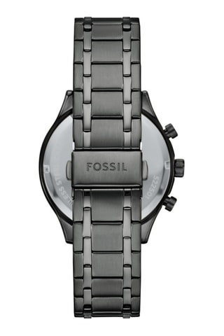 Montre à quartz en acier - Chronographe - Gris