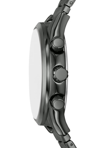 Montre à quartz en acier - Chronographe - Gris