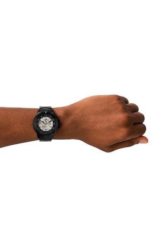 Montre automatique en acier Bannon - Noir