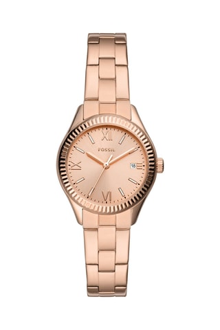 Montre à quartz en acier Rye - Doré rose