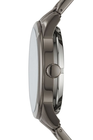 Montre à quartz en acier - Gris