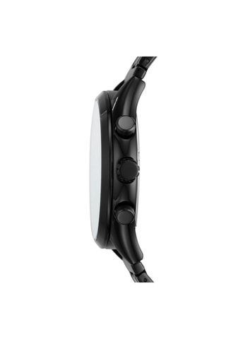 Montre à quartz en acier Fenmore - Noir