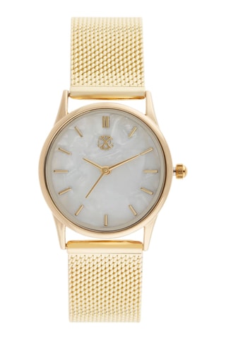 Montre à quartz en alliage - Doré