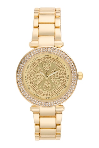 Montre à quartz en alliage - Doré et blanc