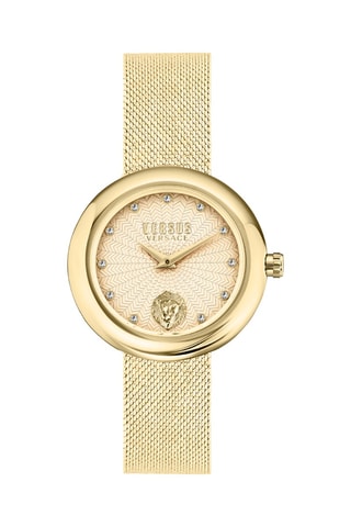Montre à quartz en plaqué ion or jaune Lea - Doré