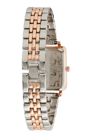 Montre à quartz en alliage - Argenté et doré rose