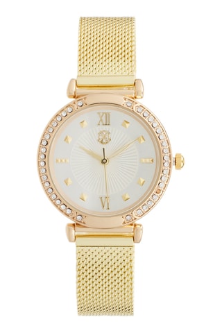 Montre à quartz en alliage - Doré
