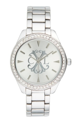 Montre à quartz en alliage - Argenté et blanc
