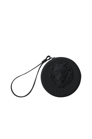 Montre à quartz en silicone et plaqué ion or jaune Fire Island Lion - Noir