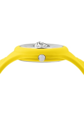 Montre à quartz en silicone Fire Island Lion - Jaune