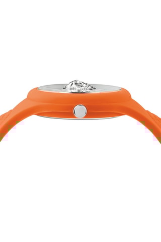 Montre à quartz en silicone Fire Island Lion - Orange