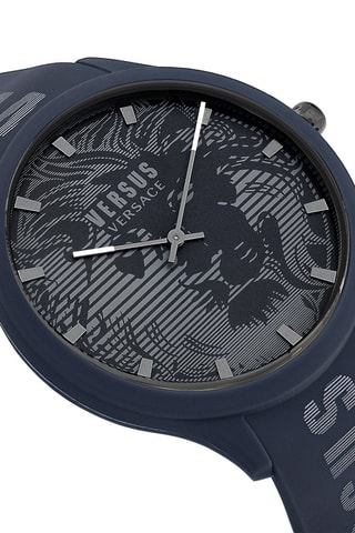 Montre à quartz en silicone Domus - Bleu marine