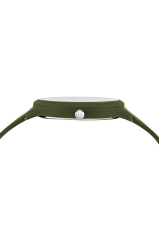 Montre à quartz en silicone Domus - Kaki