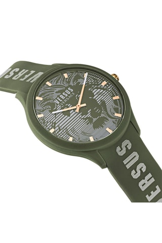 Montre à quartz en silicone Domus - Kaki