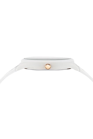 Montre à quartz en silicone Domus - Gris clair